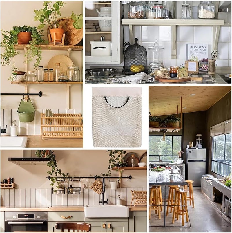 حقيبة تخزين معلقة كبيرة قابلة لإعادة الاستخدام قابلة للغسيل منظف غسيل منظم لخزانة الملابس - Image 4